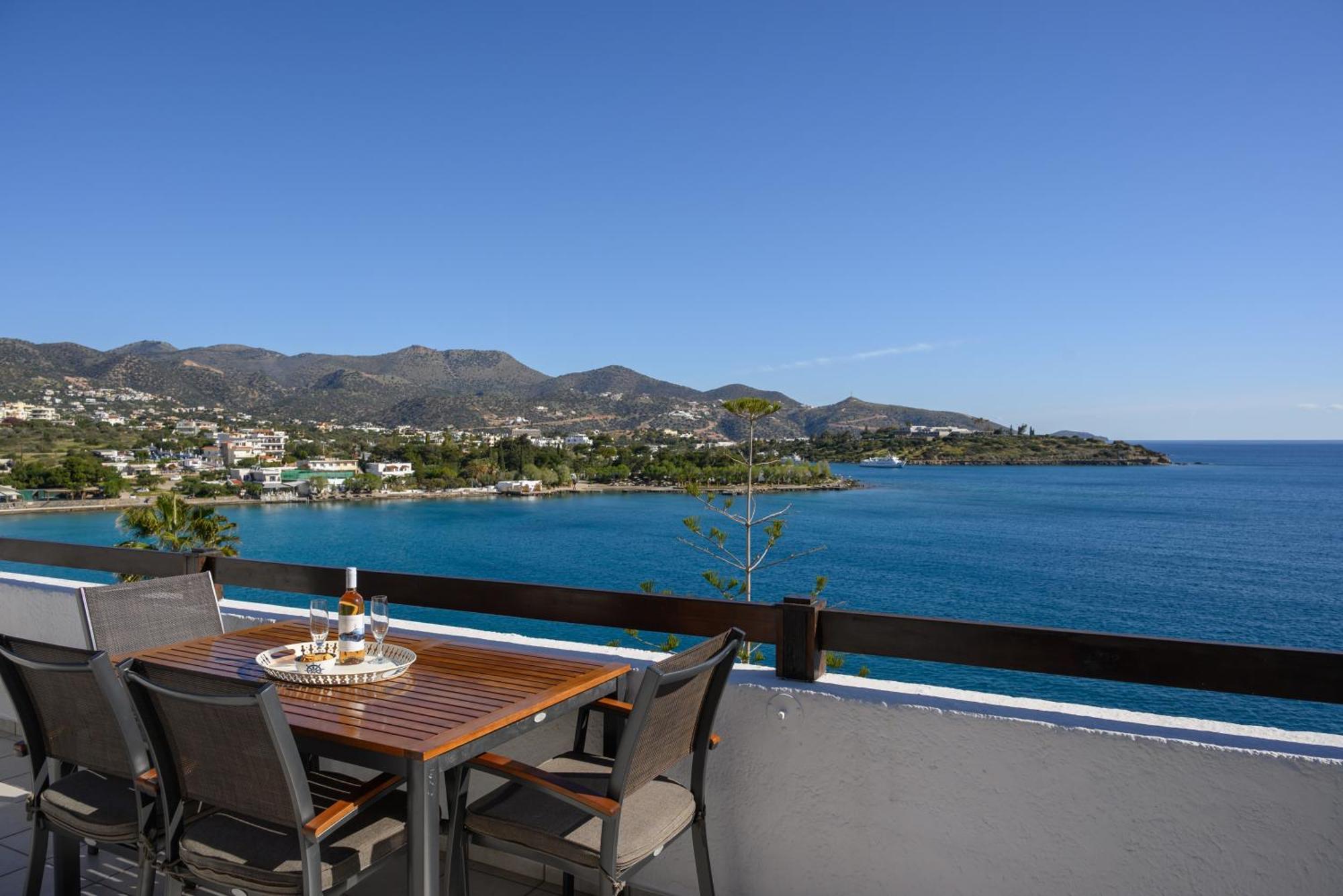 Horizon Central Apartment Amazing View Agios Nikolaos Exteriör bild